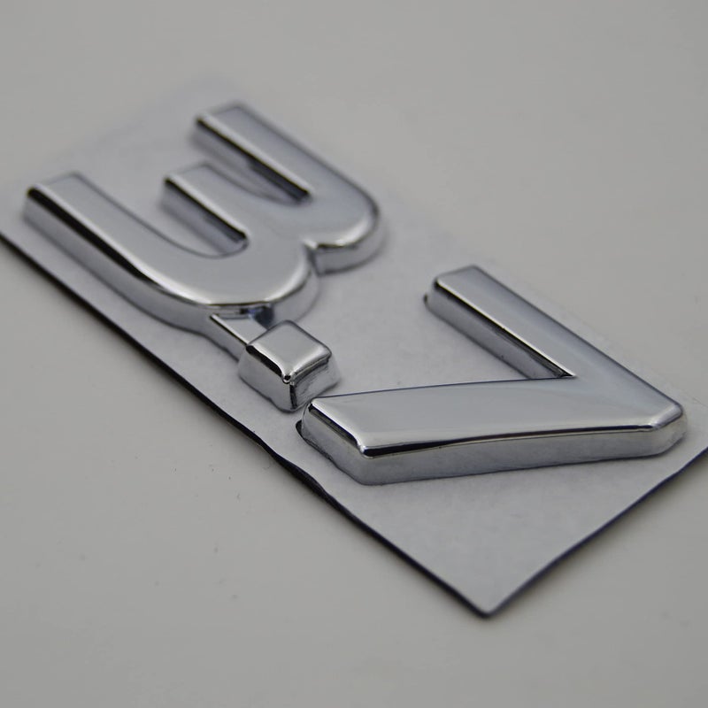 PartsTo Chrome 3.7 Fender Side Rear Emblem for Infiniti G37 G37X Q50 Q60 Q70 QX70 Exterior Performance Trim Decal - Image 2